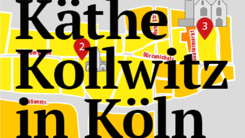 Screenshot Käthe Kollwitz Homepage