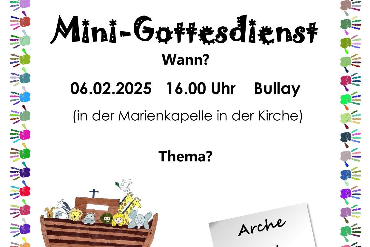 Mini Gottesdienst Bullay